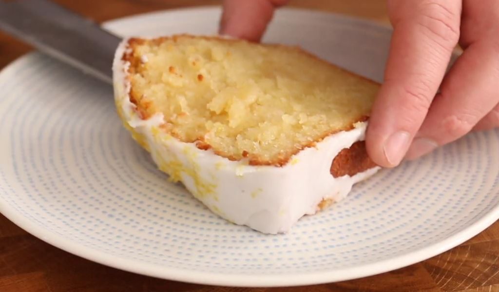 Why has my lemon drizzle sunk in the middle