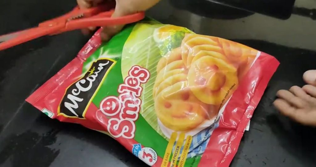 How long to cook McCain smiles in air fryer