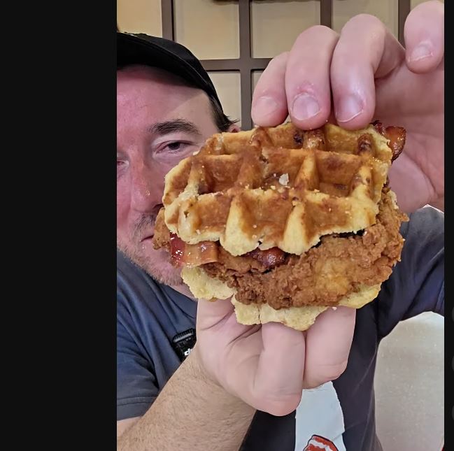 chick fil a chicken and waffles menu