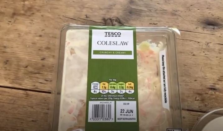 tesco coleslaw product recall